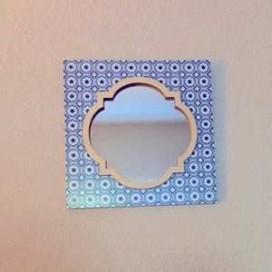Blue Mosaic Wall Mirror